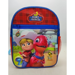 DINO RANCH MOCHILA 12" JON & FRIEND CON CARRO [74201]