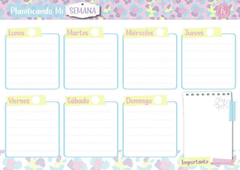 BLOCK PLANNER SEMANAL A4 PERPETUO ANIMAL PRINT [8017L]