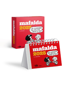 CALENDARIO MAFALDA 2025 EN CAJA - ROJA [544599-25]