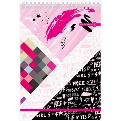 BLOCK DE DIBUJO A4 T/F 50HJS PAPEL OBRA DE 118GRS COOL LOVE REBEL [1040E]