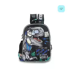 MOCHILA ESPALDA 12" CHIMOLA DINO [BT29]