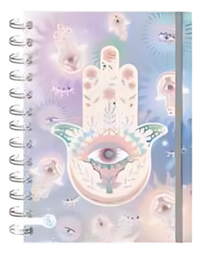 CUADERNO A5 15X21 RAYADO UNIVERSO - HAMSA [1014PS]