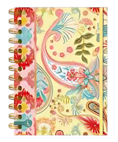 CUADERNO A5 15X21 RAYADO ECO CHIC - HINDÚ [1016R]