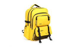 MOCHILA CAUCHO MULTIBOLSILLO ESPALDA 18" - BLUE, BLACK, GREEN, YELLOW [FS83]