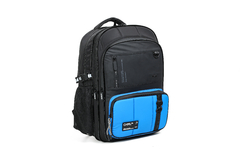 MOCHILA JACKIE CAUCHO COLORBLOCK ESPALDA 18" - GRAY, BLACK, FULLBLACK, BLUE [FS86] en internet