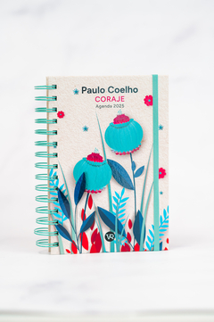 AGENDA PAULO COELHO 2025 - ANILLADA 13,5X20 DXP FLORES FUCSIA [VR2312-25]