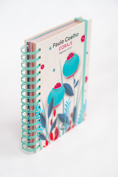 AGENDA PAULO COELHO 2025 - ANILLADA 13,5X20 DXP FLORES FUCSIA [VR2312-25] - comprar online