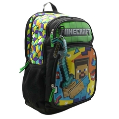 MOCHILA MINECRAFT 18" DE 23,5 L ESPALDA [MI116] - comprar online