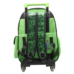 MOCHILA MINECRAFT 16" DE 17,5 L CON CARRO [MI193] en internet