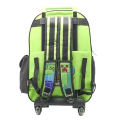 MOCHILA MINECRAFT 18" DE 23,5 L CON CARRO [MI217] en internet