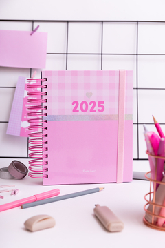 MI AGENDA SWEET 2025 DXP -ROSA CUADRILLÉ- [MI30504]