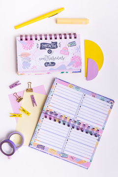 AGENDA POCKET 2025 SV -MÁRMOL VIOLETA- [PC117] - tienda online