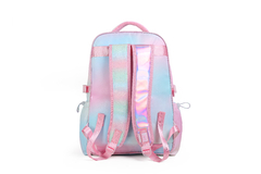 MOCHILA FANTASÍA LENTEJUELAS RAINBOW ESPALDA 17" - LIGHT PINK [TR130] en internet