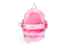 MOCHILA FANTASÍA SOLAPA GLITTER CONFETTI ESPALDA 17" - LIGHT PINK [TR153] - comprar online