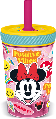 MINNIE MOUSE VASO SILICONA 370ML. -DROP SAFE- [WA1446]