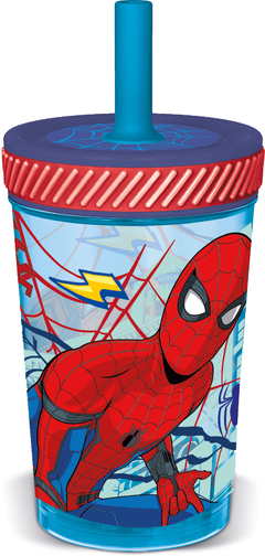 SPIDERMAN VASO SILICONA 370ML. -DROP SAFE- [WA1447]