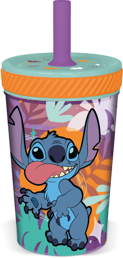 LILO & STICH VASO SILICONA 370ML. -DROP SAFE- [WA1448]