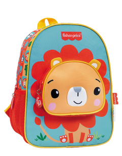 MOCHILA 12" ESPALDA FISHER PRICE OREJITAS LEON [WA42303]