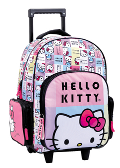 MOCHILA 17" CARRO HELLO KITTY CUADRILLE [WA88131]