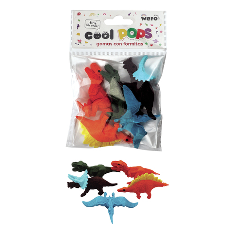 Goma 3D Cool Pops Dinosaurios