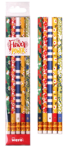 SET DE LAPICES FLOWER POWER [WE4080]