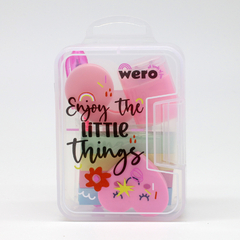 SET LITTLE THING (ROLLER, STICKYS NOTES, CINTA, SACAPUNTAS, GOMA DE BORRAR) [WE4122] - comprar online