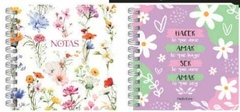 LIBRETA 15X15 TAPA FLEXIBLE SURTIDAS FLORES [PC11001] - comprar online