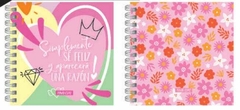 LIBRETA 15X15 TAPA FLEXIBLE SURTIDAS FLORES [PC11001]