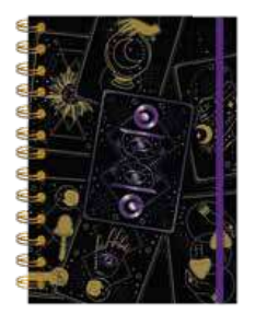 CUADERNO A5 15X21 RAYADO UNIVERSO - CARTAS [1014PT]