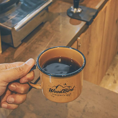 Caneca Esmaltada WoodBird Café - Mountain Goods na internet