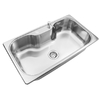 PILETA COCINA 304 LUXOR SI85 ADD CON ORIFICIO DOSIFICADOR JOHNSON