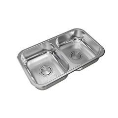 PILETA COCINA DOBLE 304 C 28/18 (59.8X34X18) JOHNSON - comprar online