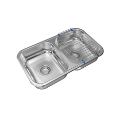 PILETA COCINA DOBLE 304 C 28/18 (59.8X34X18) JOHNSON en internet