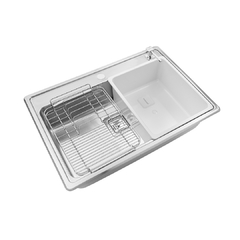 PILETA COCINA 304 QUADRA MAX Q71 AD CON ORIFICIO DOSIFICADOR (71X48.2X20) JOHNSON en internet