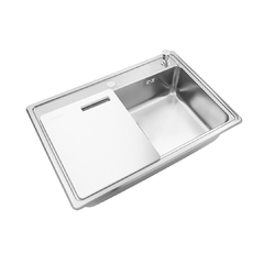 PILETA COCINA 304 QUADRA MAX Q71 AD CON ORIFICIO DOSIFICADOR (71X48.2X20) JOHNSON - comprar online