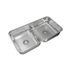 PILETA COCINA DOBLE 304 C 37/18 (70X37X18) JOHNSON