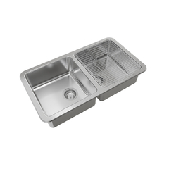 PILETA COCINA DOBLE 304 QUADRA Q 76 (70.8X37X17.5) JOHNSON - TUCAT, Electricidad - Iluminación