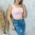 Imagem do Cropped Regata Basic Modal