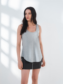 MUSCULOSA PIMA BETA GRIS MELANGE