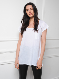 REMERA BLANCA PIMA MINU T-SHIRTS INU LONG