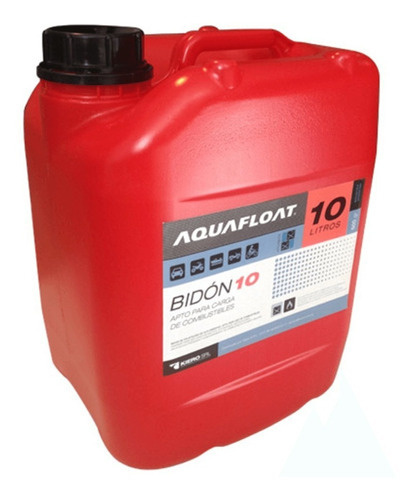 Bidón Aquafloat Combustible 10L Nacional