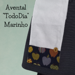 Conjunto Avental "TodoDia" Marinho - benjohome