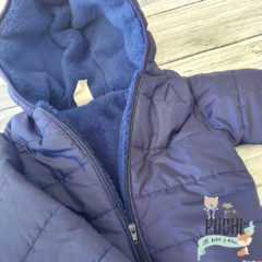 Campera inflable azul