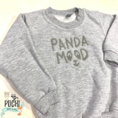 Buzo Panda Mood gris - comprar online