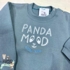 Buzo Panda Mood petroleo - comprar online