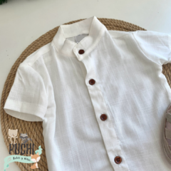 Camisa lino - bebe en internet