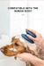 Escova de banho de shampoo de silicone escova de banho de shampoo shampoo pente chuveiro pet cão de estimação escova de banho suprimentos para cães - loja online