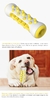 Imagem do Cão molar escova de dentes brinquedos mastigar limpeza dentes seguro elasticidade macio tpr filhote de cachorro cuidado dental extra-resistente pet limpeza brinquedo suprimentos