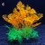Imagem do 12 tipos de plantas artificiais decoração do aquário água ervas daninhas ornamento aquáticas planta tanque peixes grama decoração acessórios 14cm
