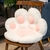 Sofá de pelúcia em formato de pata de gato Almofada de escritório Decoração elástica de alta qualidade cool na internet